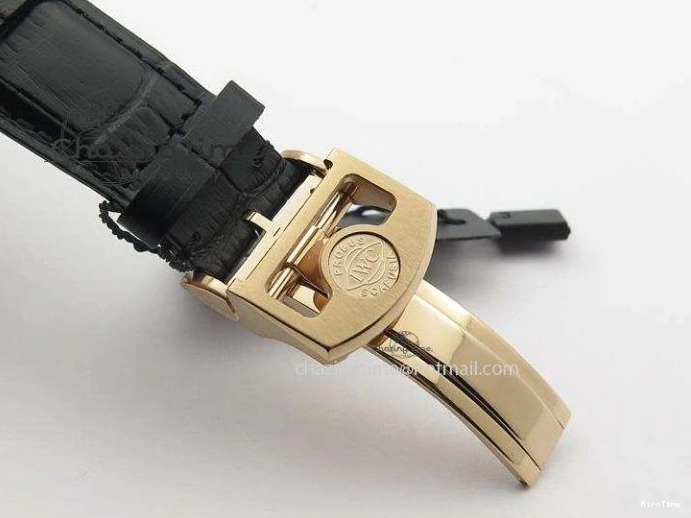 MIROTIME 0715 Portuguese Real PR RG IW5007 ZF 1:1 Best Edition Black Dial On Black Leather Strap A52010 V FreshLook 7304